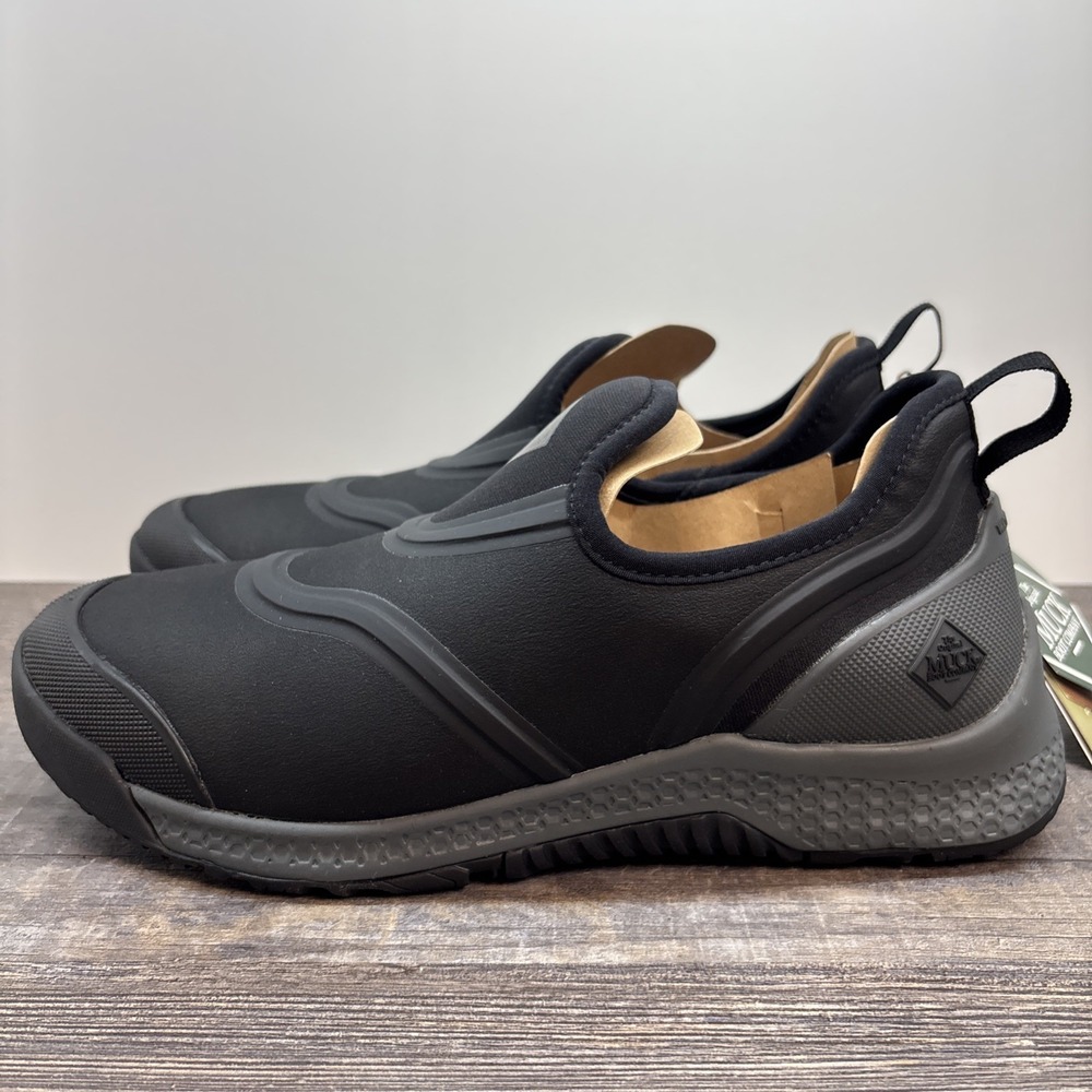 Muck Boot Company Women's 10 Outscape Low Slip On Black OSSW001 NEW Defects‎